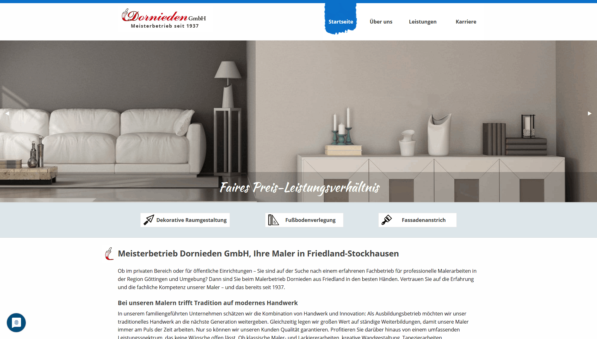 Malerbetrieb Dornieden